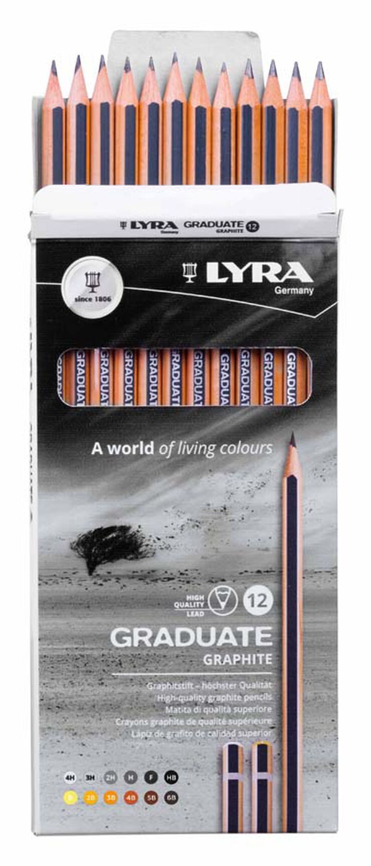 Lyra Graduate Graphite Cardboard Box K12