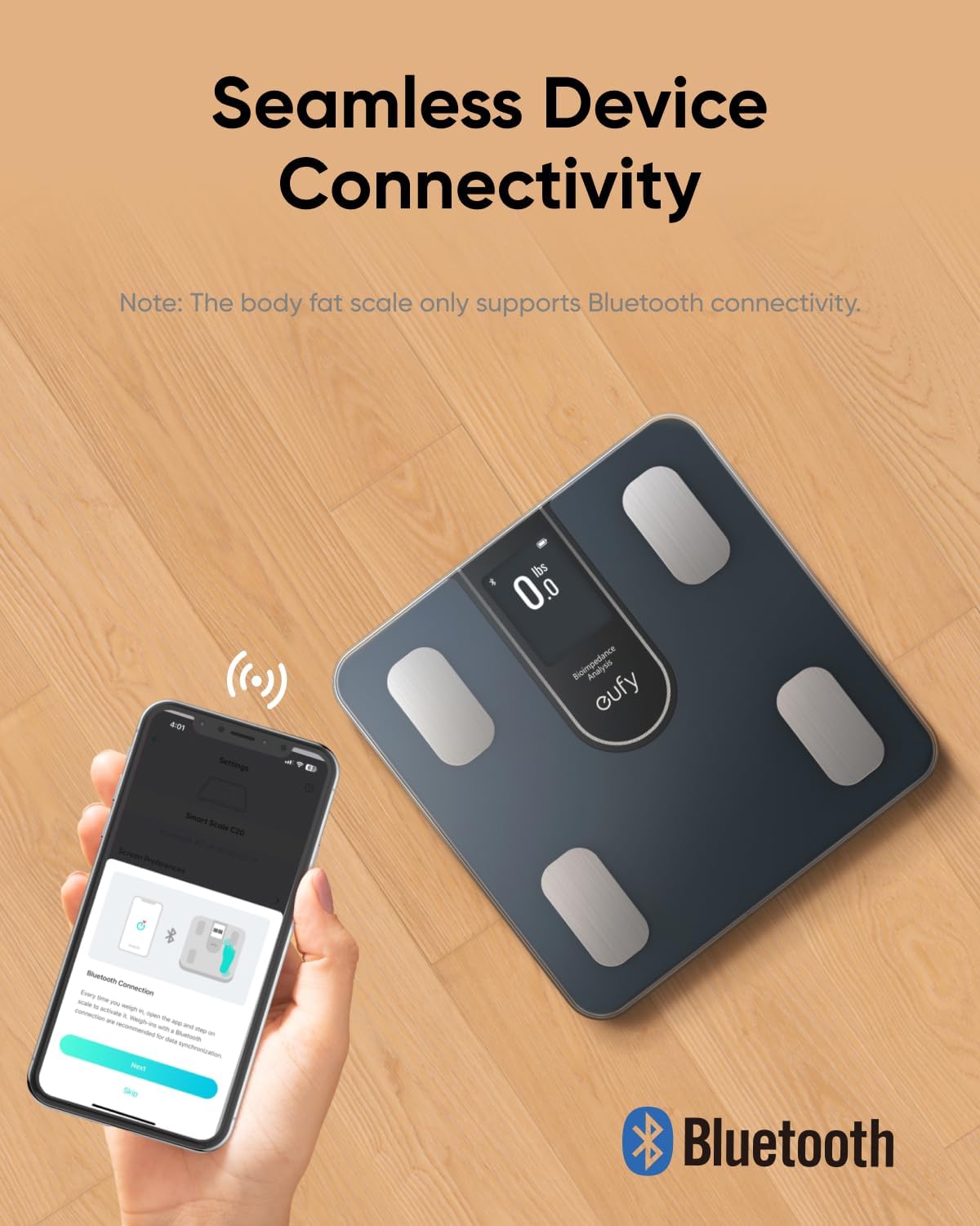 T9130011 eufy Smart Scale C20 Black 1